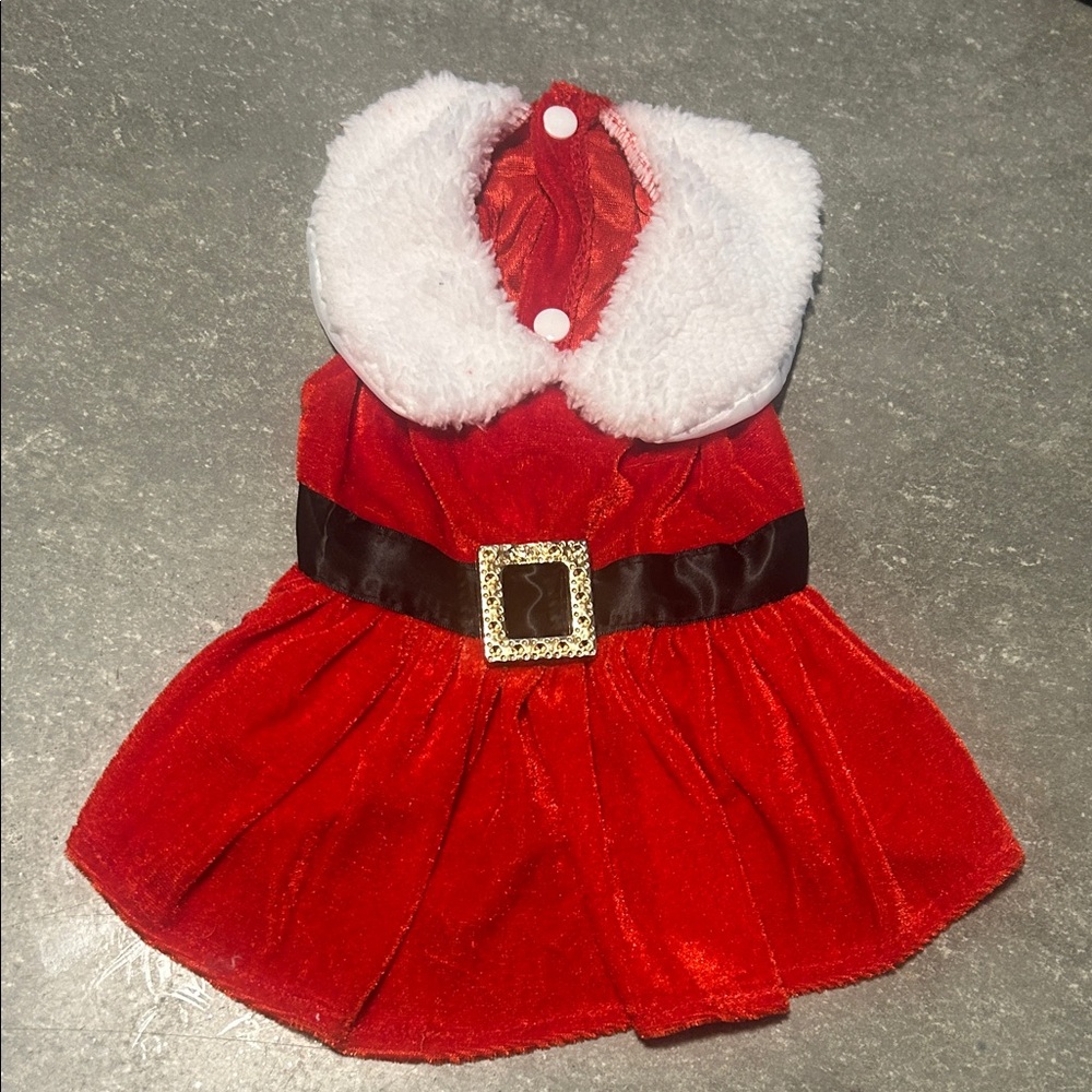 Dog Santa Dress NWOT size M - Picture 2 of 3
